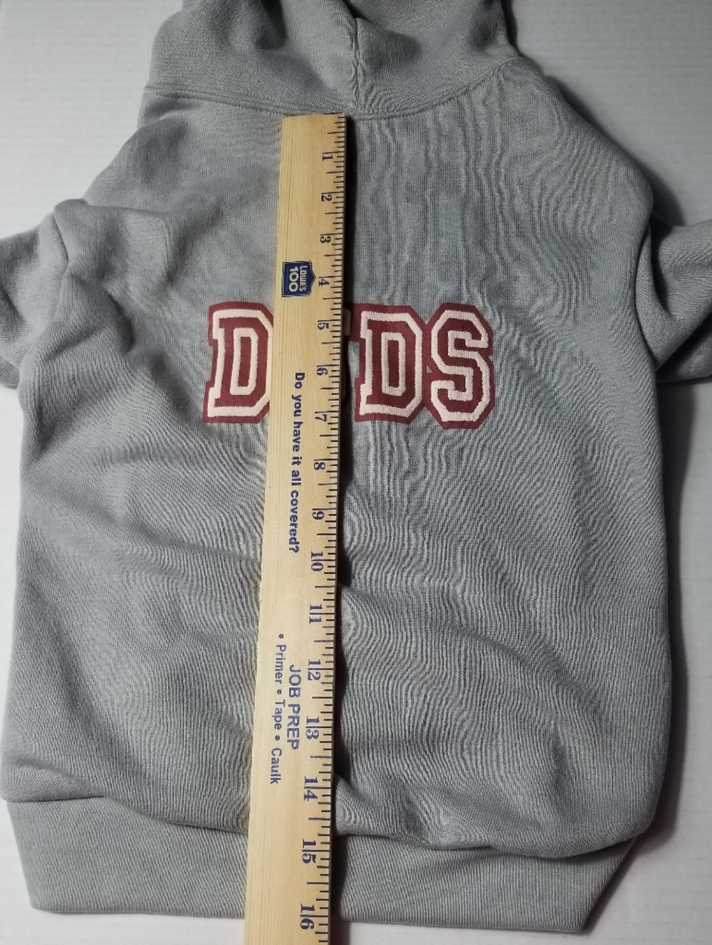 DOGGIDUDS DOG GRAY HOODIE SIZE LARGE - Picture 8 of 11